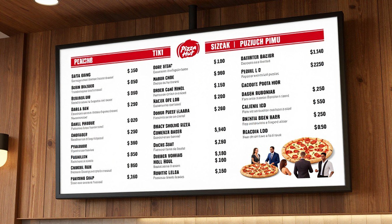 Pizza Hut Menu Nutrition