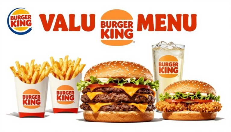 burger king value menu