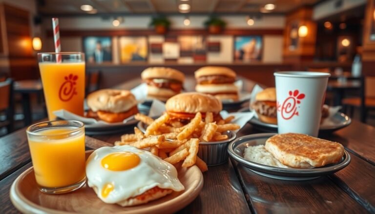 chick fil a breakfast menu