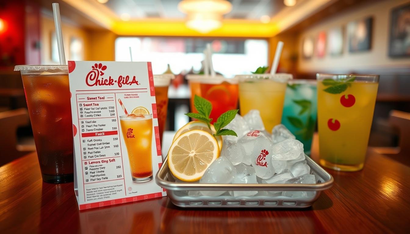 chick fil a drink menu